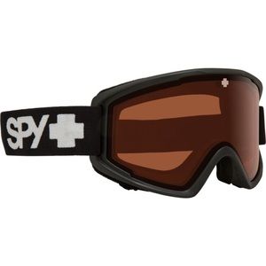Spy Optic Crusher Goggles in Black Matte with LL Persimmon lenses